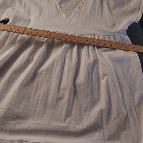 Nwot Multipurpose white flowy summer cotton dress. - Picture 4 of 4